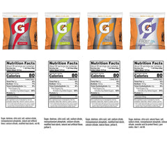 Gatorade detalle del polvo fino antes de mezclar que facilita disolución rápida