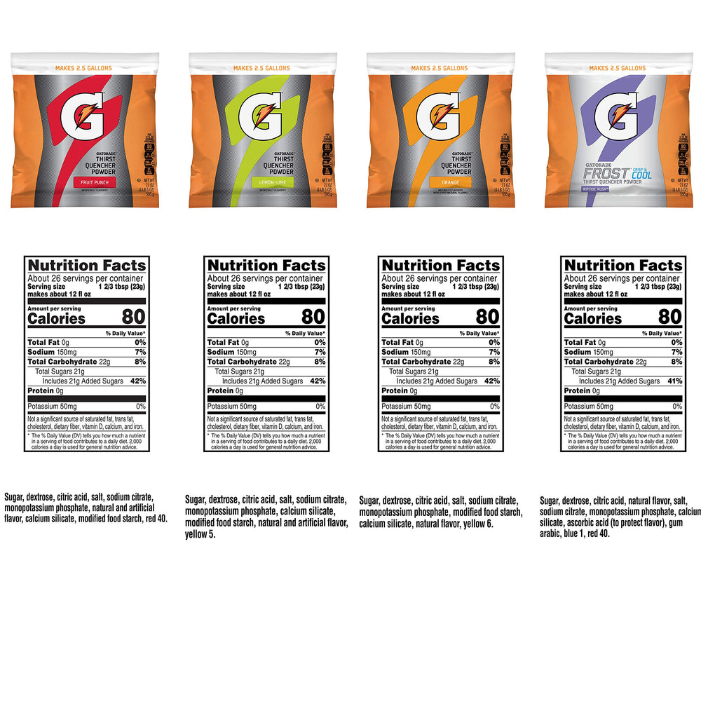 Gatorade embalaje frustration-free listo para abrir y almacenar con comodidad