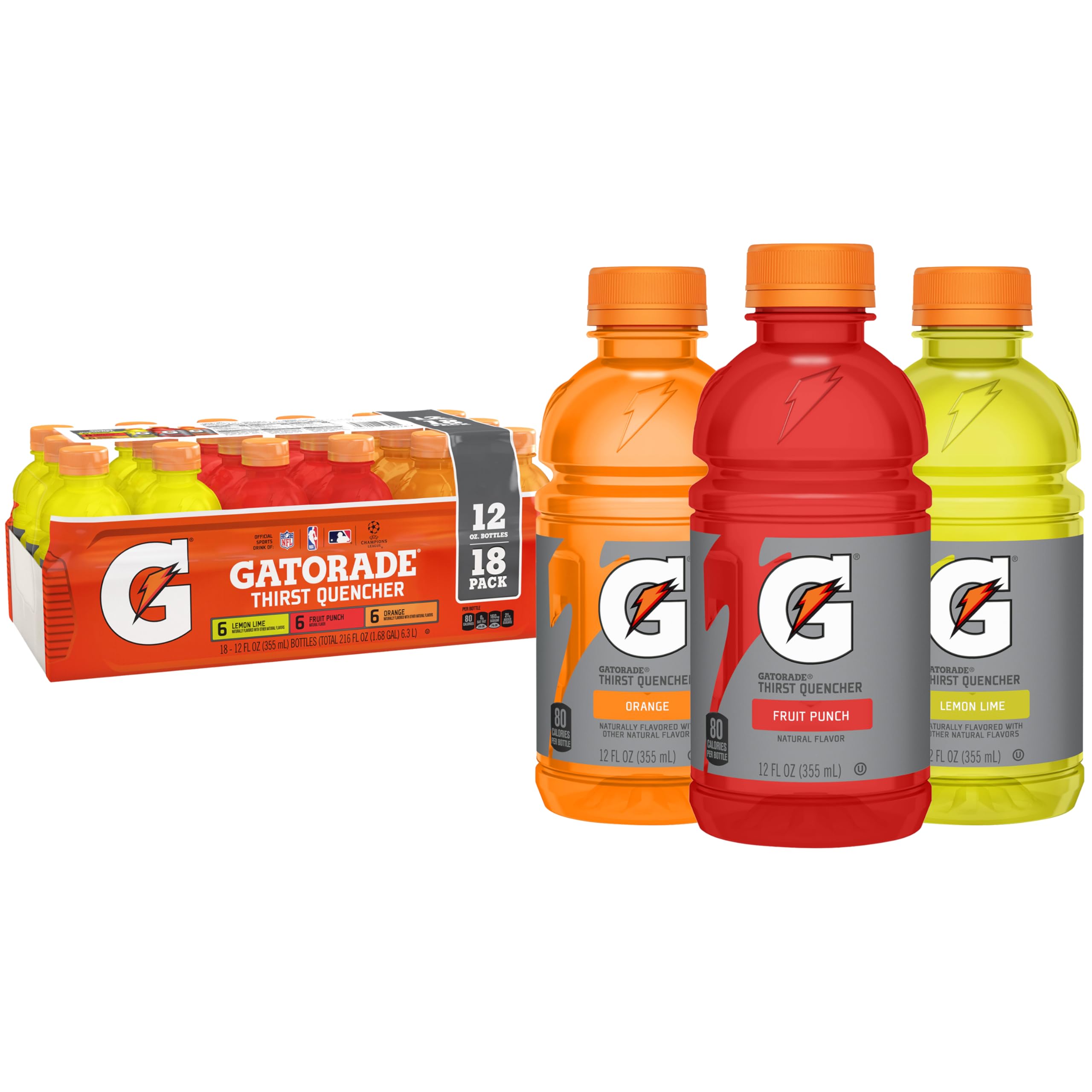 Gatorade frontal pack 18 botellas práctico y listo para eventos