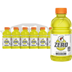 Gatorade G Zero limón-lima botella frontal mostrando etiqueta clara y refrescante