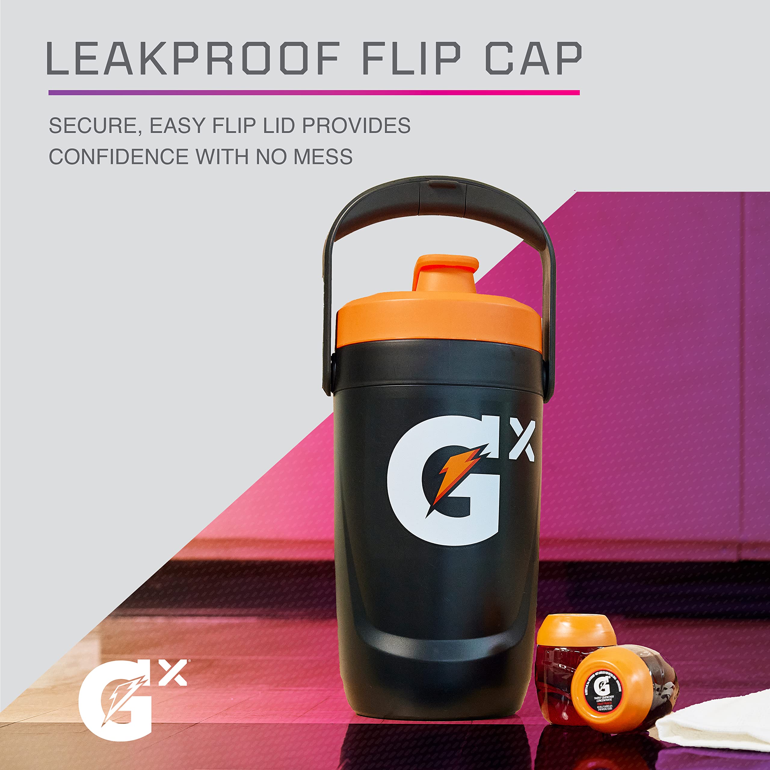 Gatorade punzador integrado de la Gx Jug preparado para Gx Pods, uso rápido y limpio