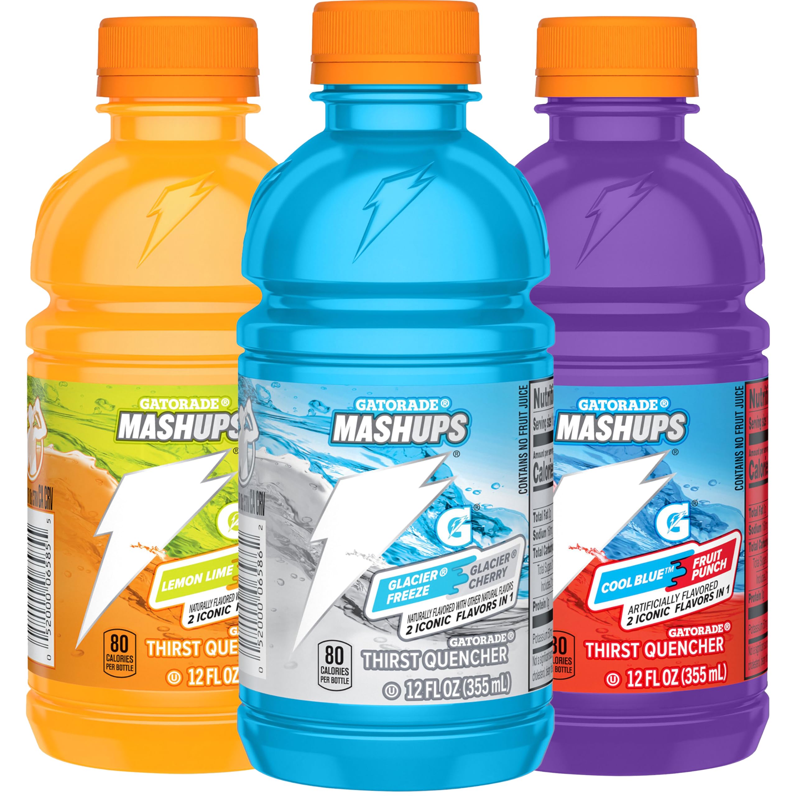 Persona sosteniendo botella Gatorade Mashups listo para beber durante ejercicio
