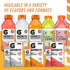 Gatorlyte botella abierta lista para beber y ofrecer reposición inmediata