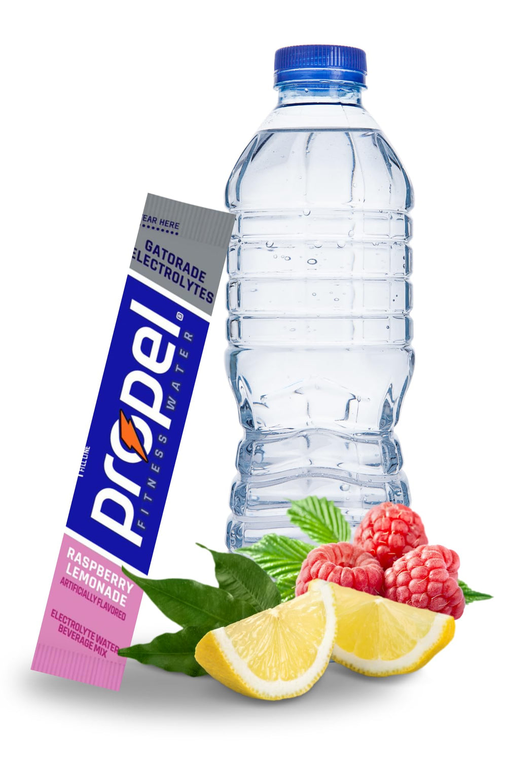 Generic Propel sobre abierto detalle de textura del polvo para mezclas rápidas y solubles