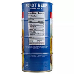 Generic roast beef tamaño comparación con utensilios para planificar porciones