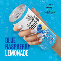 Genius Gourmet lata en mano para comparar tamaño y portabilidad