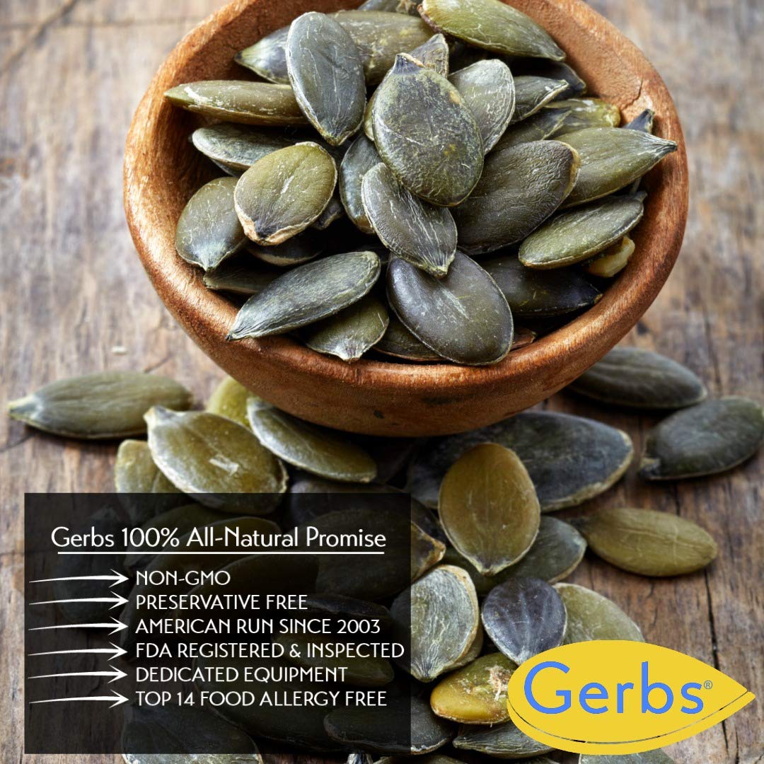GERBS cucharada con semillas, muestra escala y porción práctica
