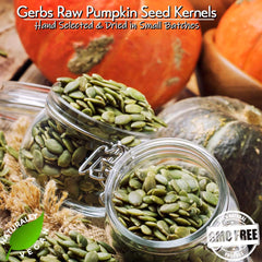 GERBS semilla de calabaza sobre ensalada, añade crujido saludable