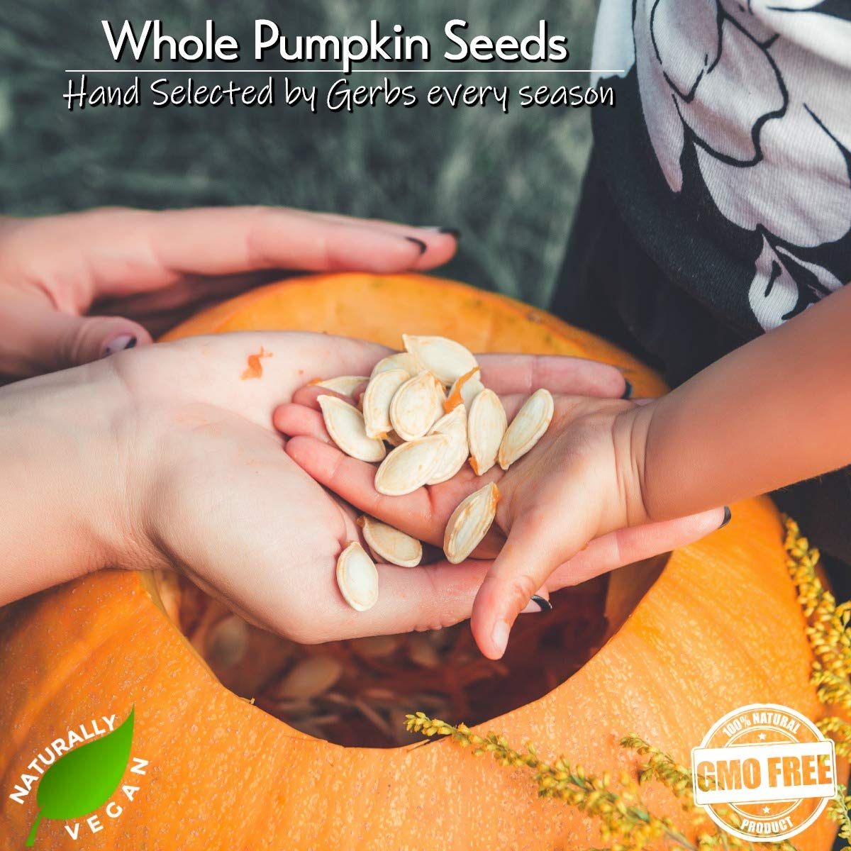Gerbs semillas sobre ensalada aportan crujiente y sabor saludable