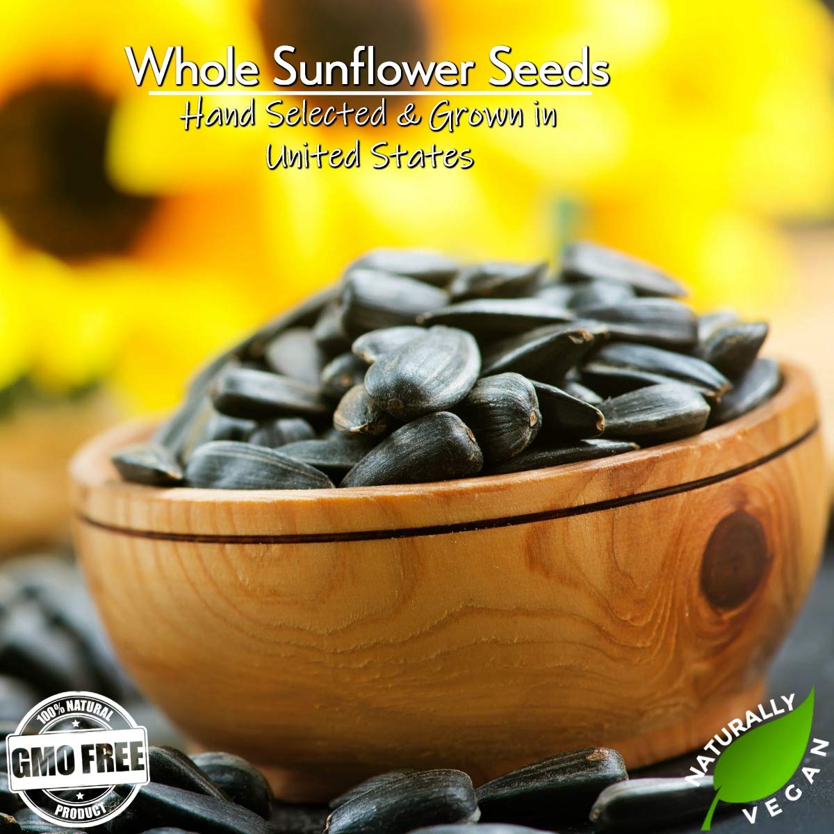 Gerbs escena de cocina con semillas de girasol usadas en receta casera