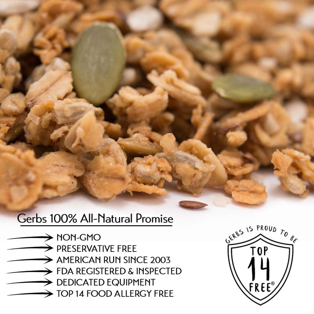 GERBS bolsa resellable abierta preservando crocancia y duración