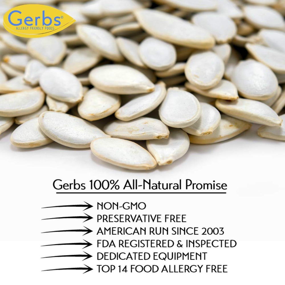 Gerbs semillas tostadas en tostada con especias como snack sabroso