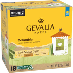 Gevalia taza de café preparada con color brillante y equilibrio de sabor