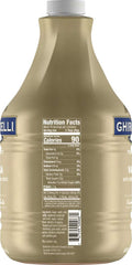 Ghirardelli primer plano de la bomba dosificadora para servicio rápido y sin derrames
