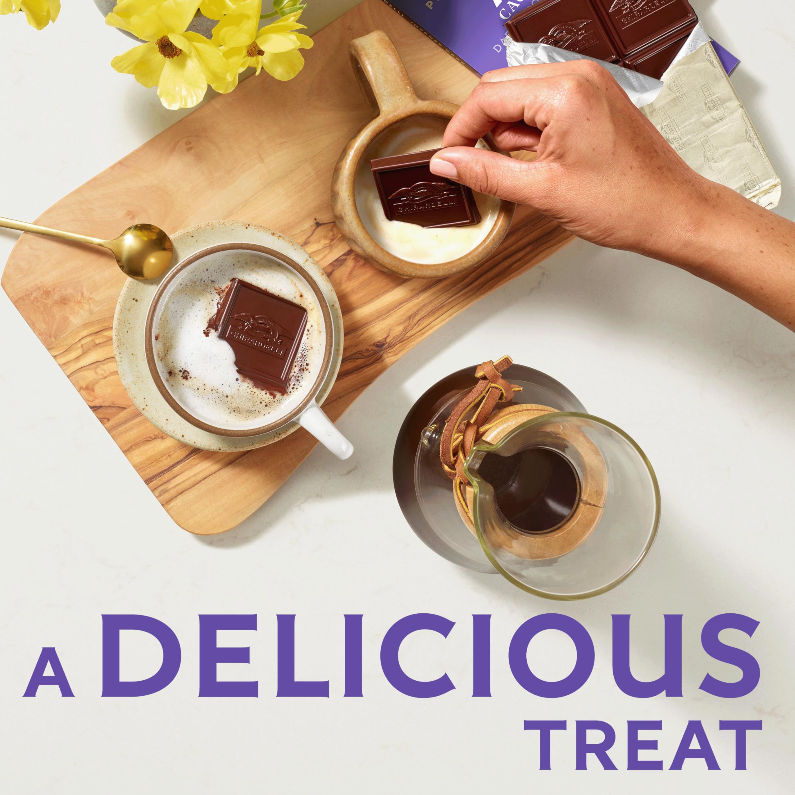 GHIRARDELLI empaque certificado listo para envío que protege el producto durante transporte