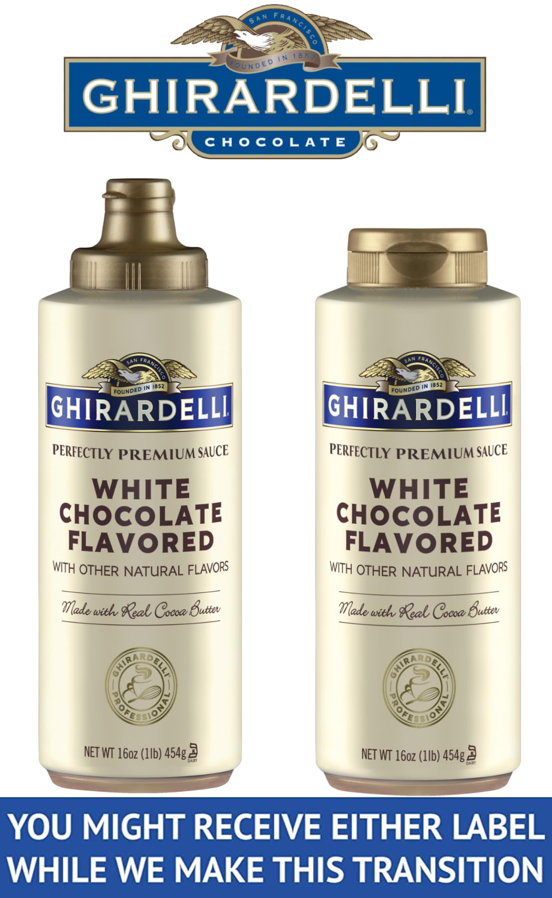 Ghirardelli closeup de salsa de chocolate muestra textura y riqueza