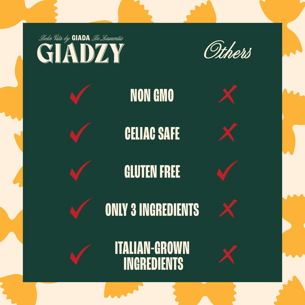 Giadzy mezzi rigatoni cerca, rigidez que mantiene al dente