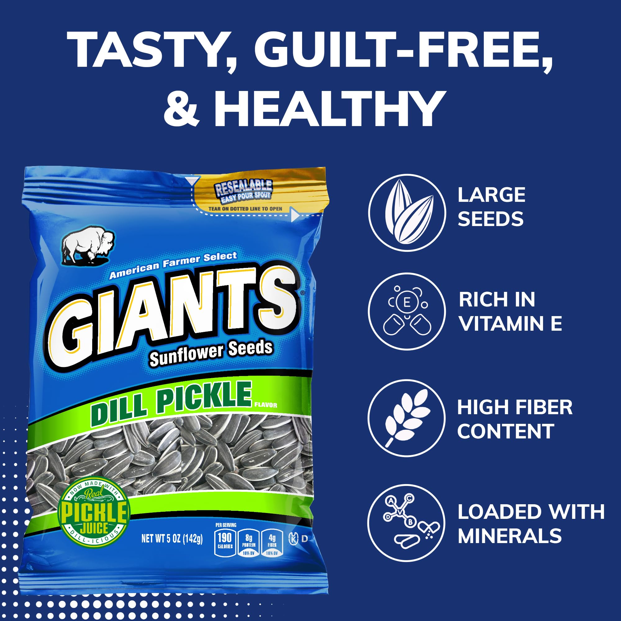 GIANTS consumo al aire libre como snack proteico en actividades