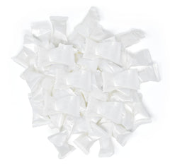 Gift Boutique primer plano de envoltorios blancos preservando frescura
