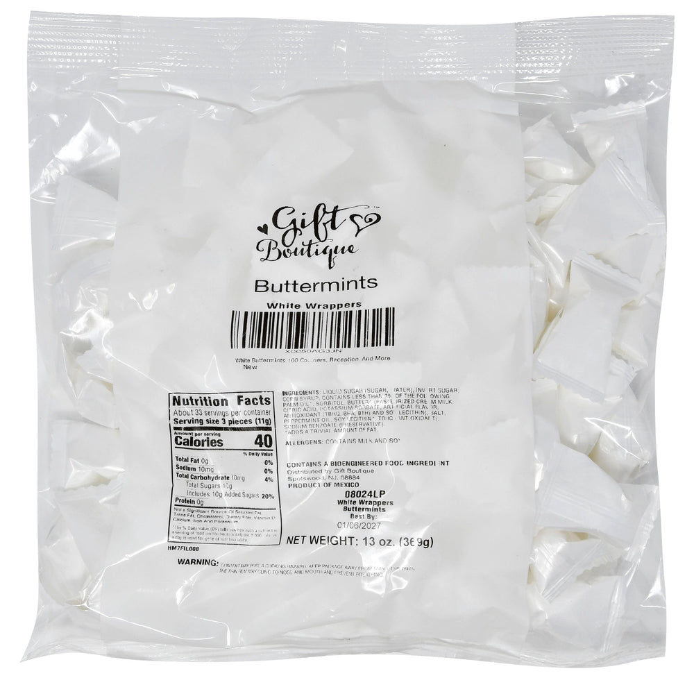 Gift Boutique etiqueta y peso neto 13 oz en el empaque legible