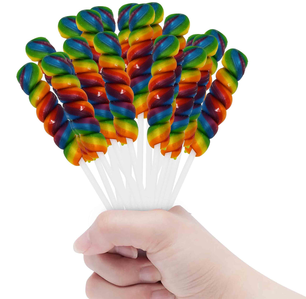 Gift Boutique paquete frontal con 32 piruletas coloridas para fiestas