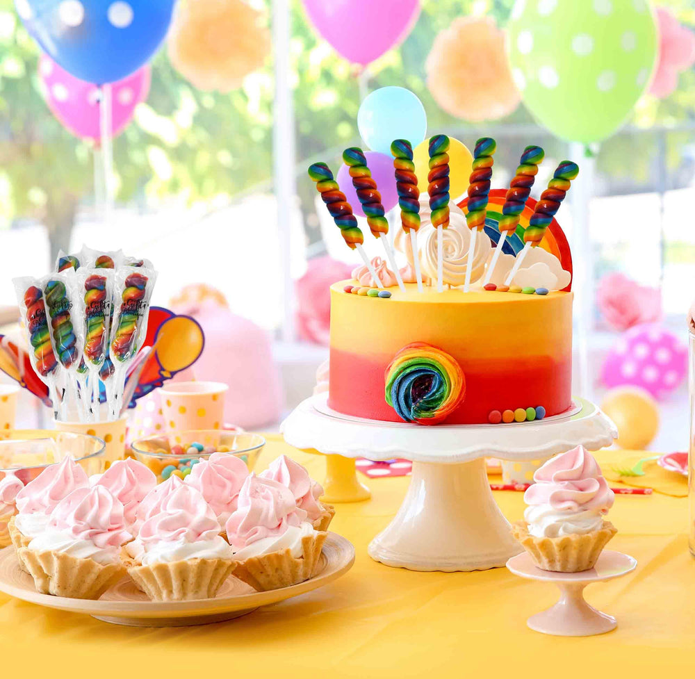 Gift Boutique arreglo en mesa de dulces para cumpleaños y eventos