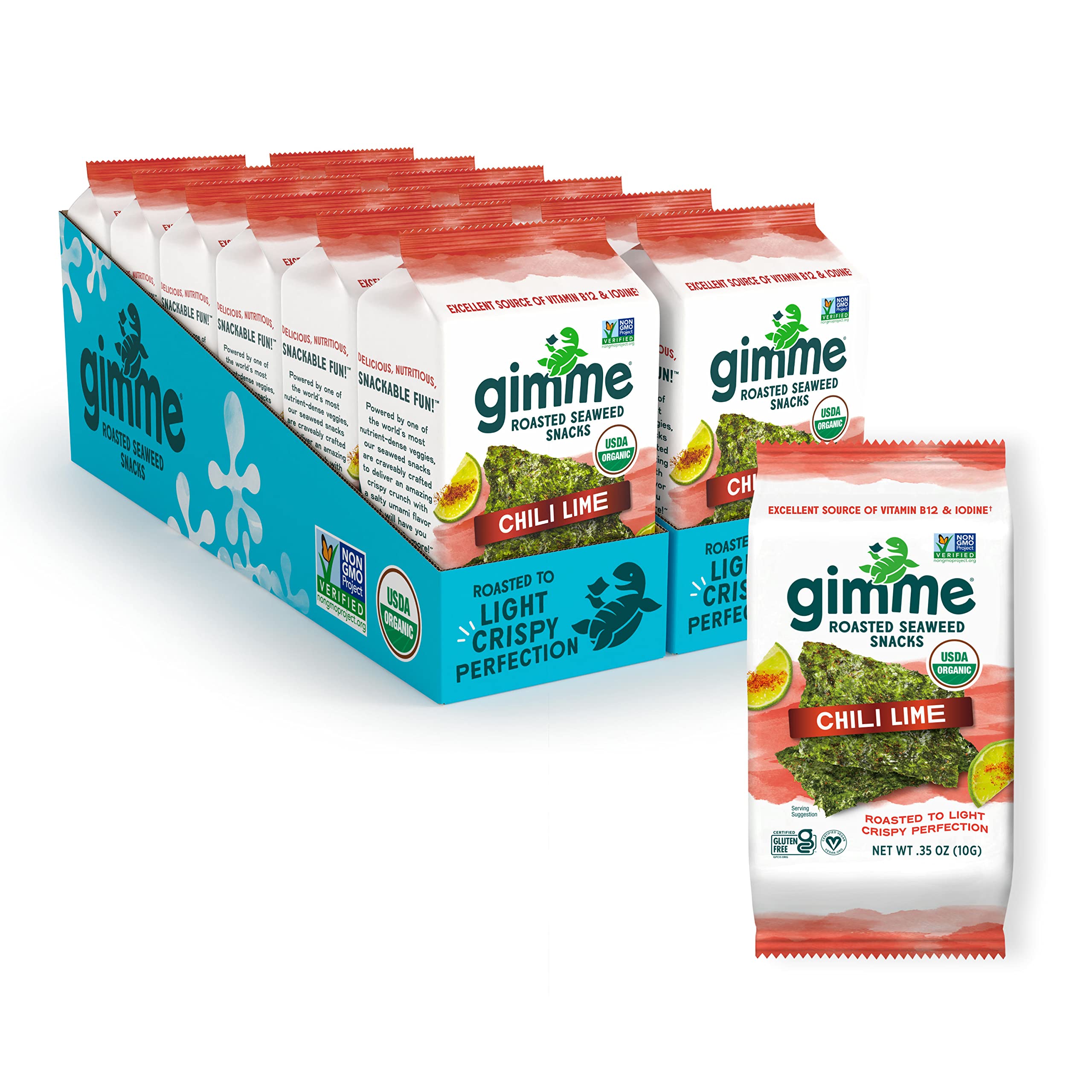 gimMe paquete frontal Chili Lime mostrando diseño y tamaño práctico