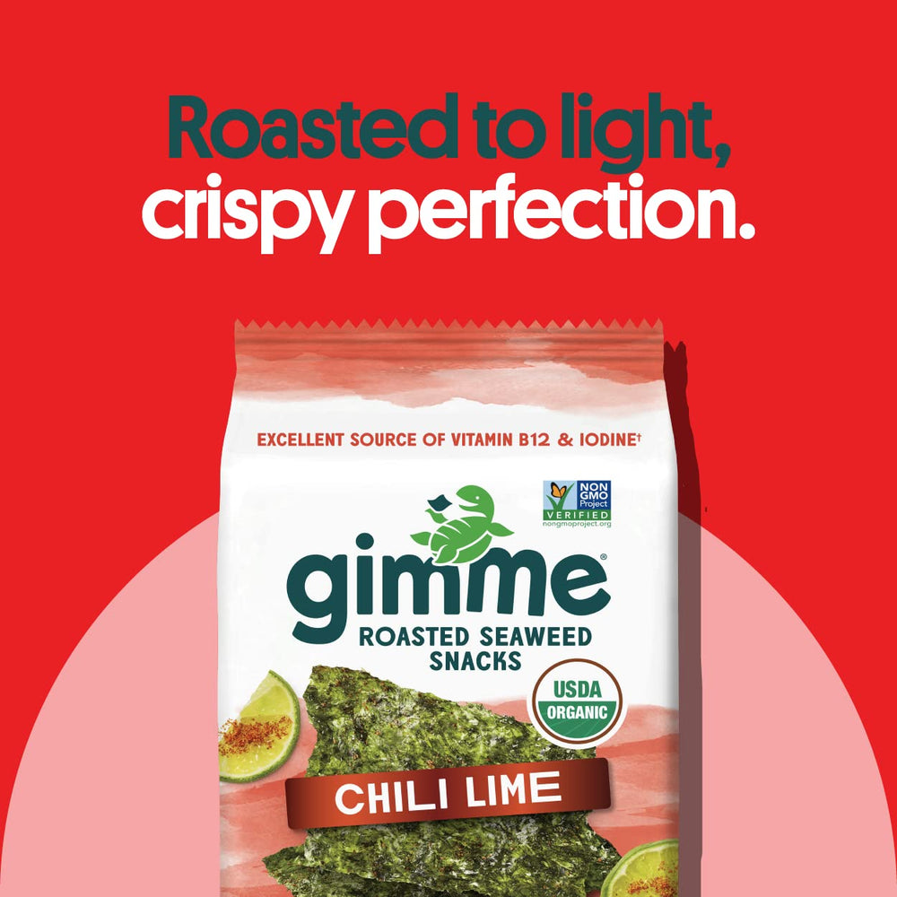gimMe paquete abierto con láminas visibles para consumo inmediato