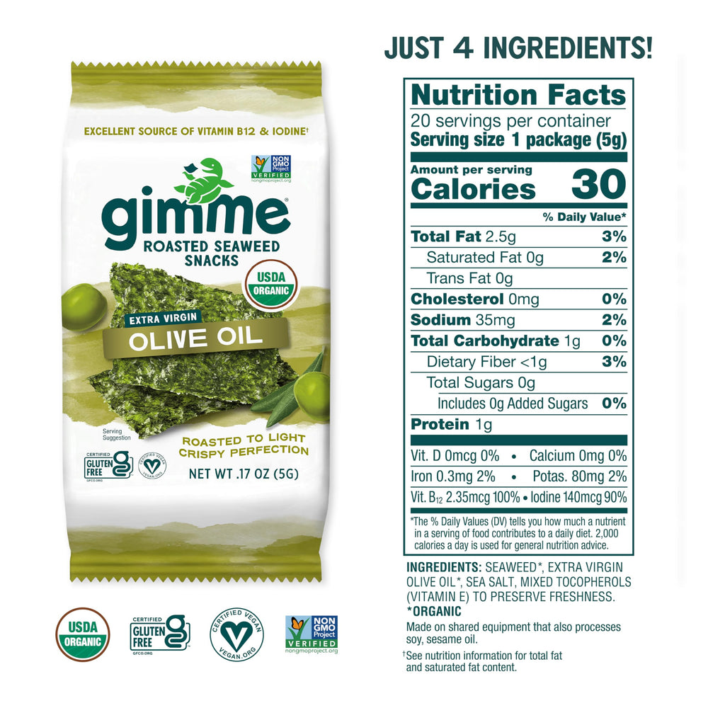 gimMe hoja crujiente close-up, textura tostada y sabor natural