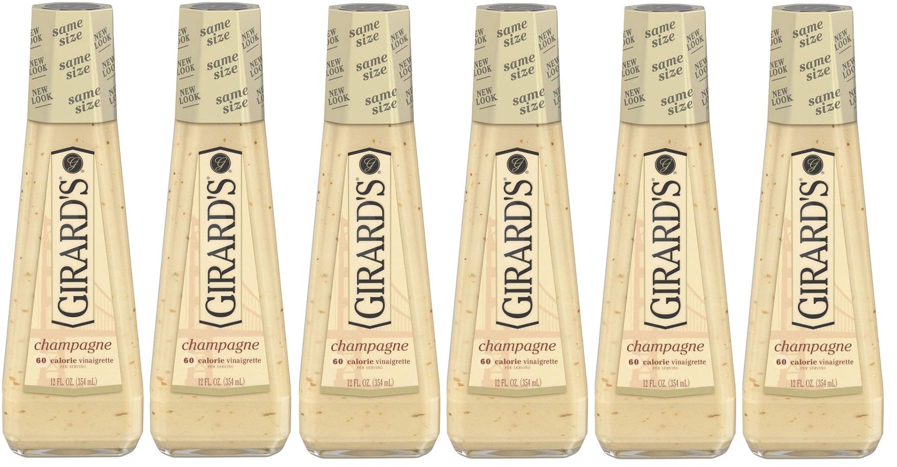 Girard's frente de botella 12 oz pack mostrando etiqueta y presentación útil