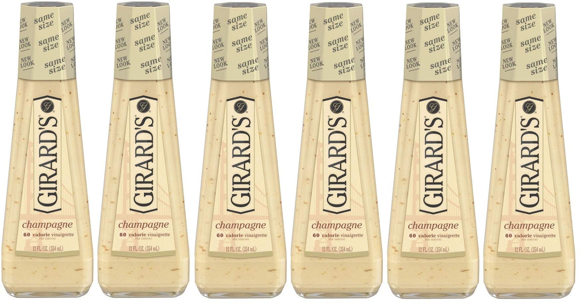 Girard's frente de botella 12 oz pack mostrando etiqueta y presentación útil