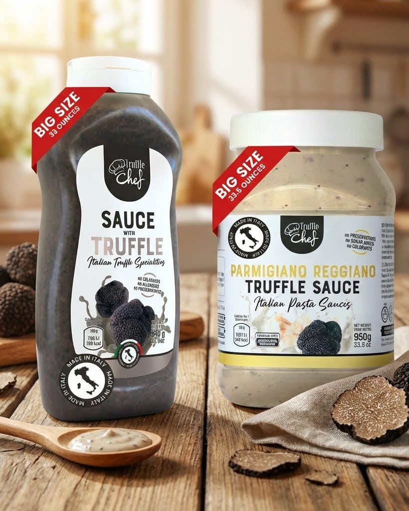 GL TRUFFLE GOURMET LINE botella squeeze abierta para dosificación precisa