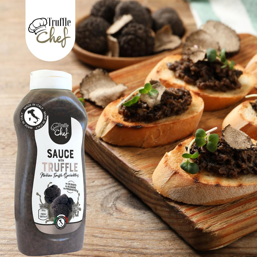 GL TRUFFLE GOURMET LINE etiqueta italiana destacando origen y calidad