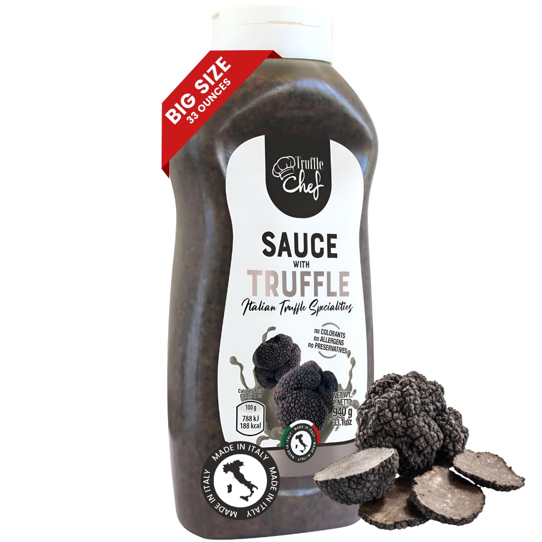 GL TRUFFLE GOURMET LINE botella frontal mostrado beneficios conveniencia