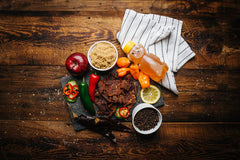 Glenwood Snacks etiqueta nutricional y sello 100% USA, información clara