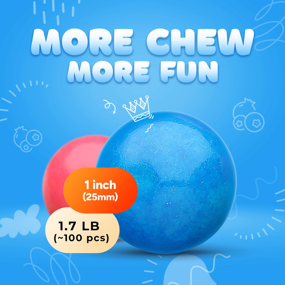 Global Gumball comparación de tamaño con moneda para referencia clara