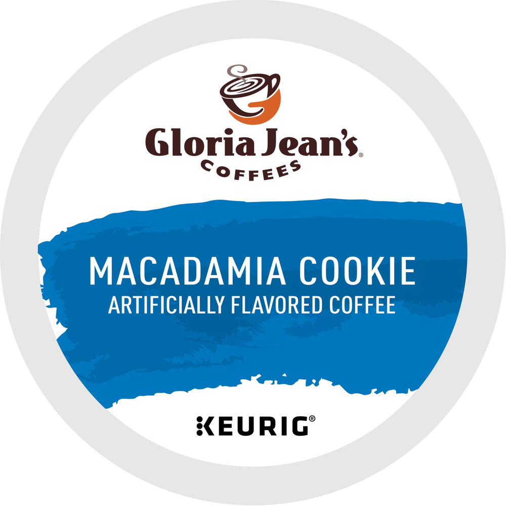 Gloria Jean's escena de cocina desayunando con taza para estilo de vida