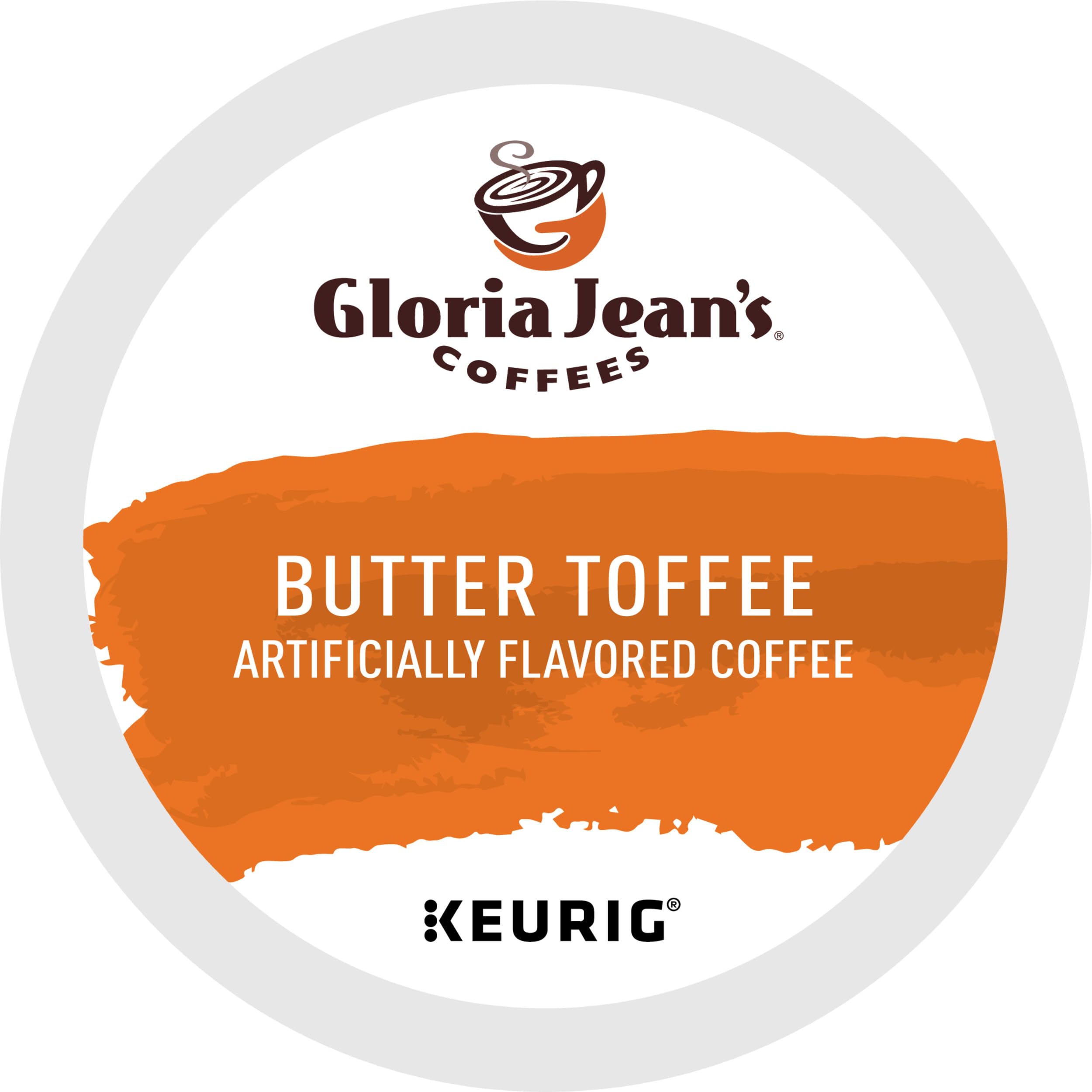 Gloria Jean's cápsula en primer plano mostrando textura y sello de frescura