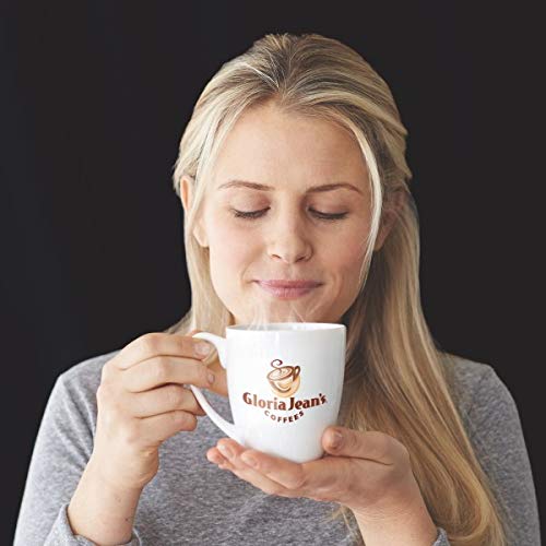 Gloria Jean's empaque reciclable con instrucciones para pelar y reciclar