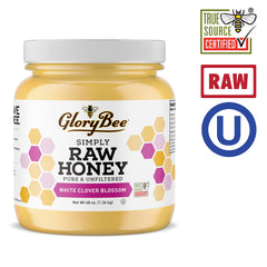 GloryBee miel untada en tostada para disfrutar sabor delicado