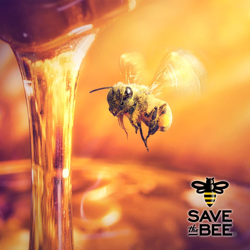 GloryBee tarro en mano mostrando tamaño práctico familiar