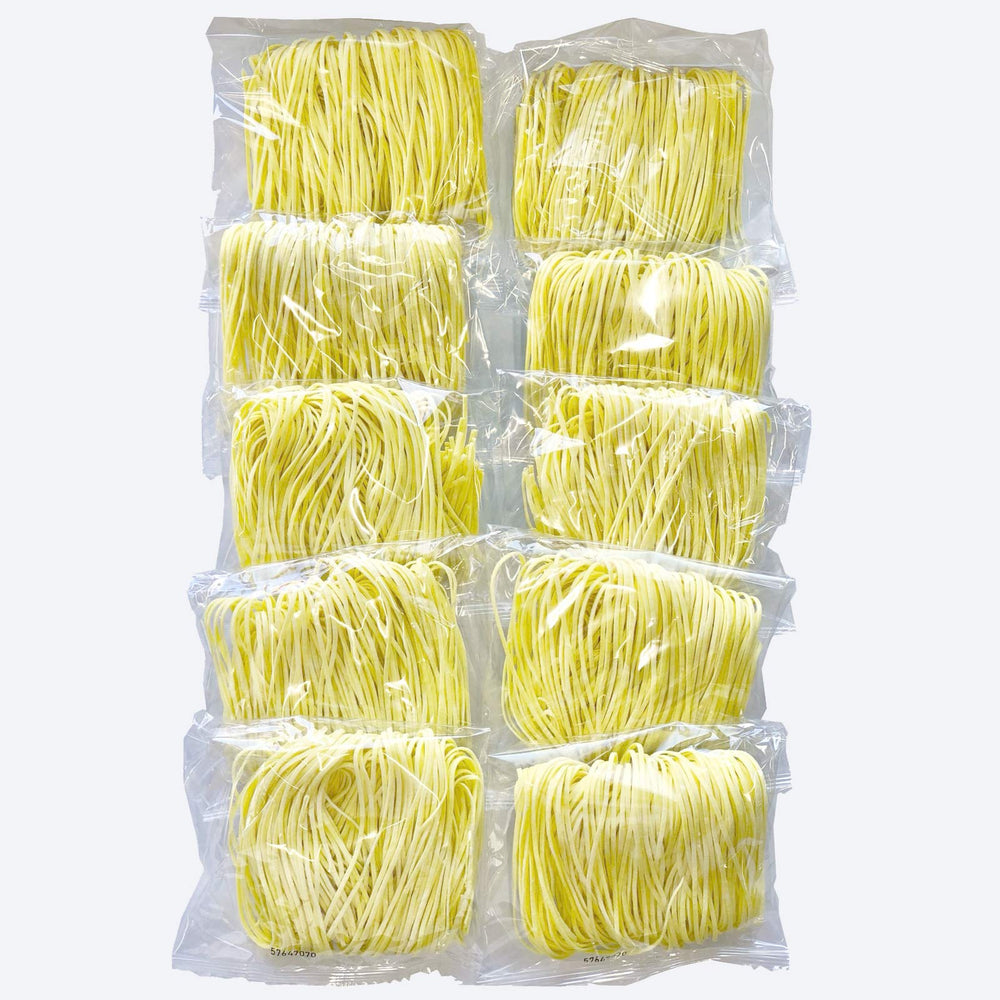 Gluten Free Meister paquete frontal mostrando 10 porciones, fácil almacenamiento