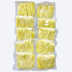 Gluten Free Meister paquete frontal mostrando 10 porciones, fácil almacenamiento