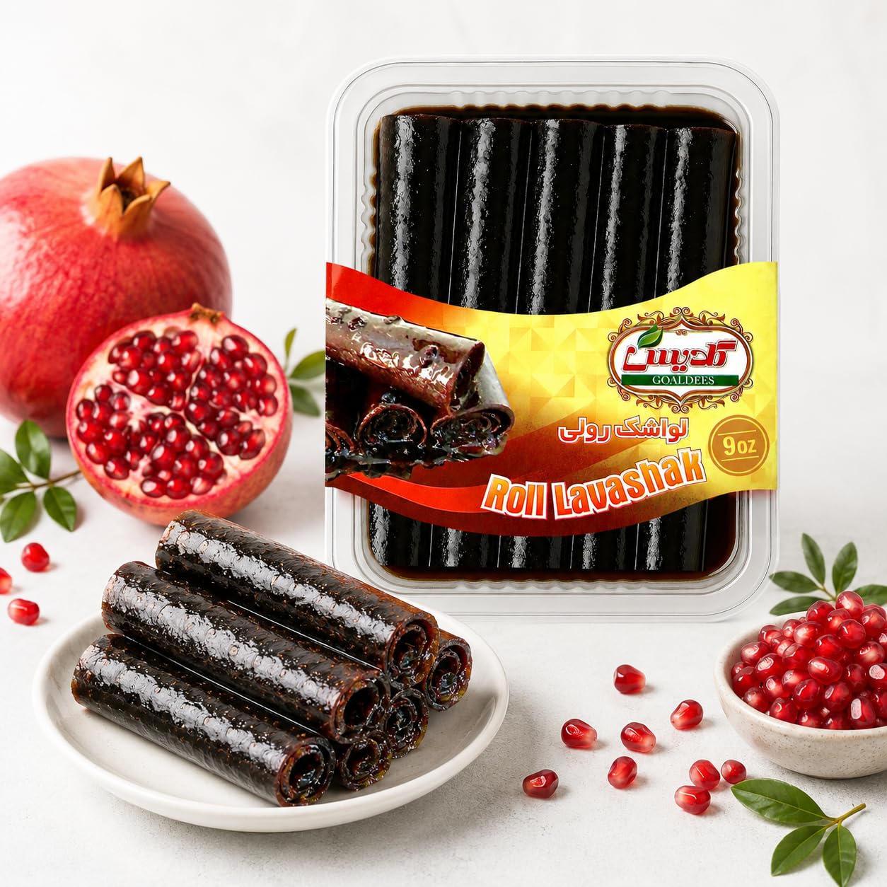 GOALDEES lavashak en lonchera, snack persa ideal para llevar y disfrutar