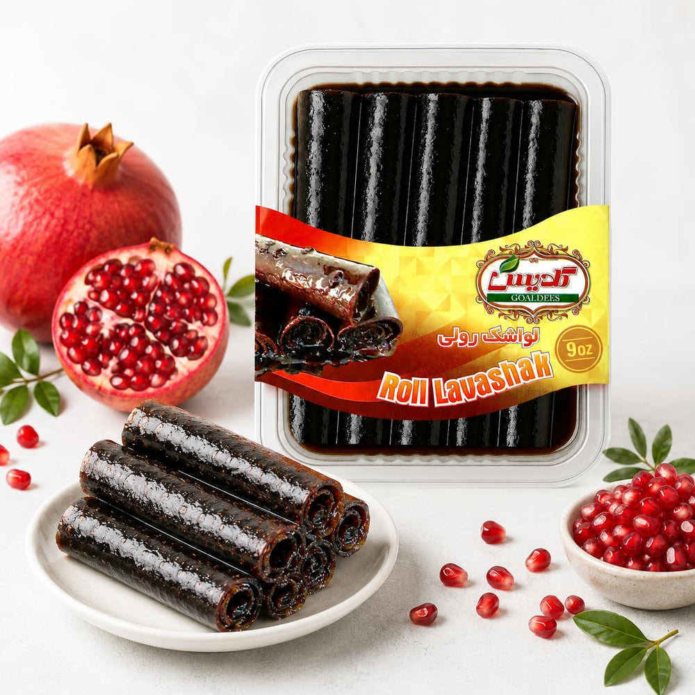 GOALDEES lavashak en lonchera, snack persa ideal para llevar y disfrutar