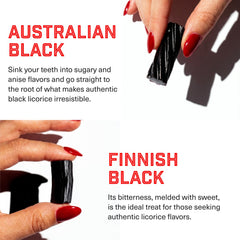 Goat Foods primer plano textura del Australian Black Twist beneficio masticable