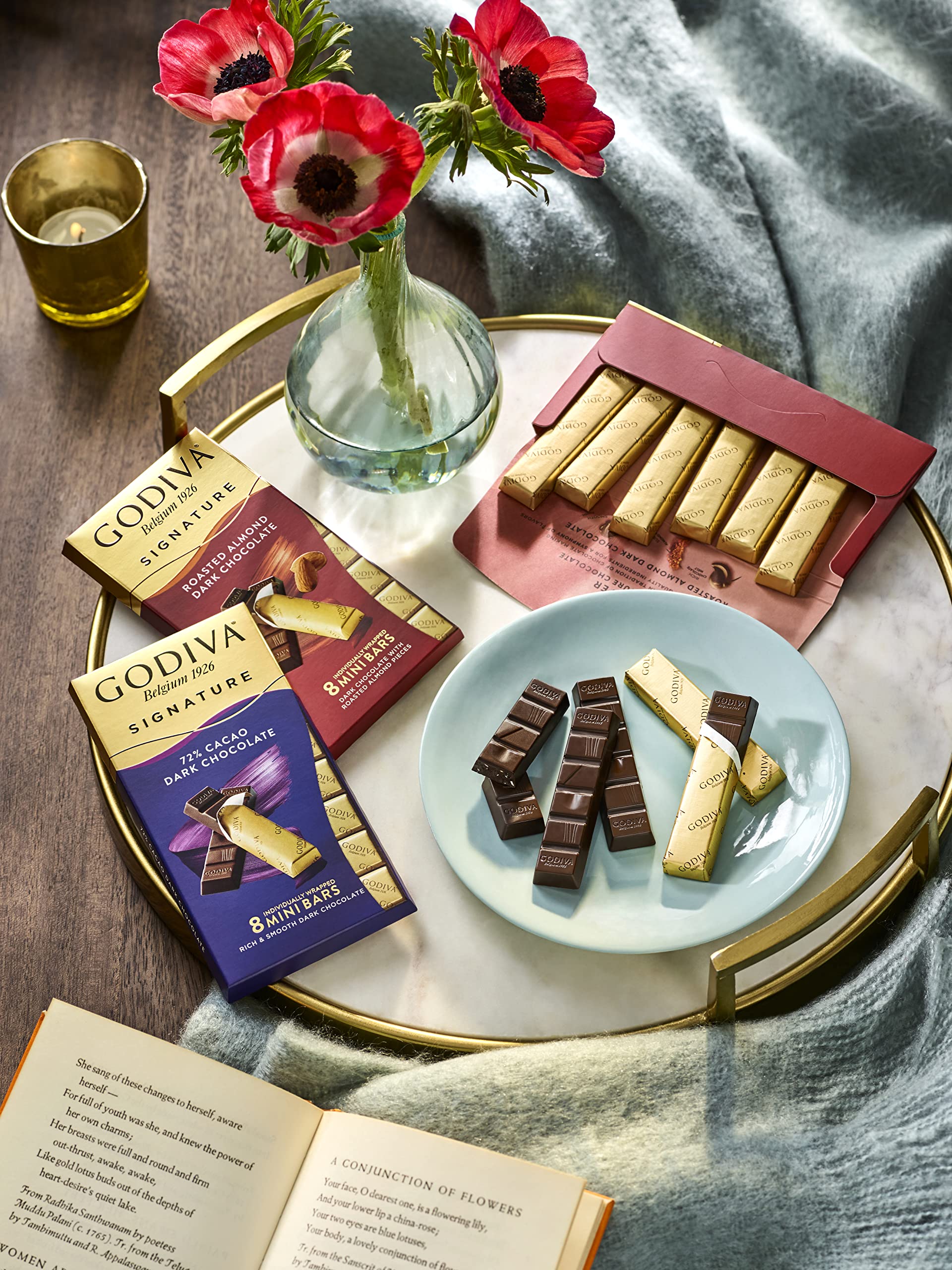 Godiva presentación de regalo con estuche elegante perfecta para ocasiones
