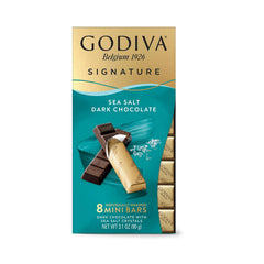 Godiva detalle del cierre resealable que mantiene frescura y aroma