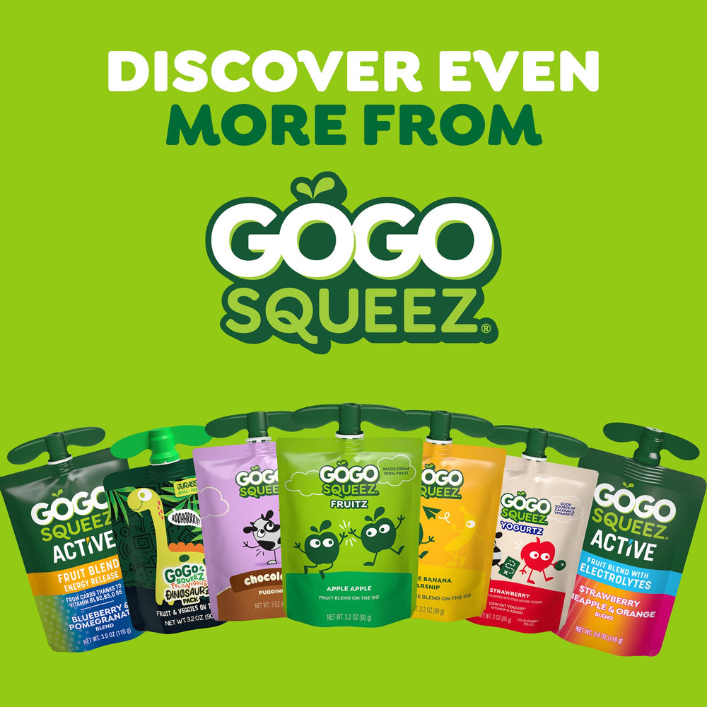 GoGo squeeZ dos sabores distintos para variedad de paladares