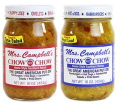 GOLDING FARMS frascos Mrs. Campbell's Chow Chow pack frontal, presentación lista para servir